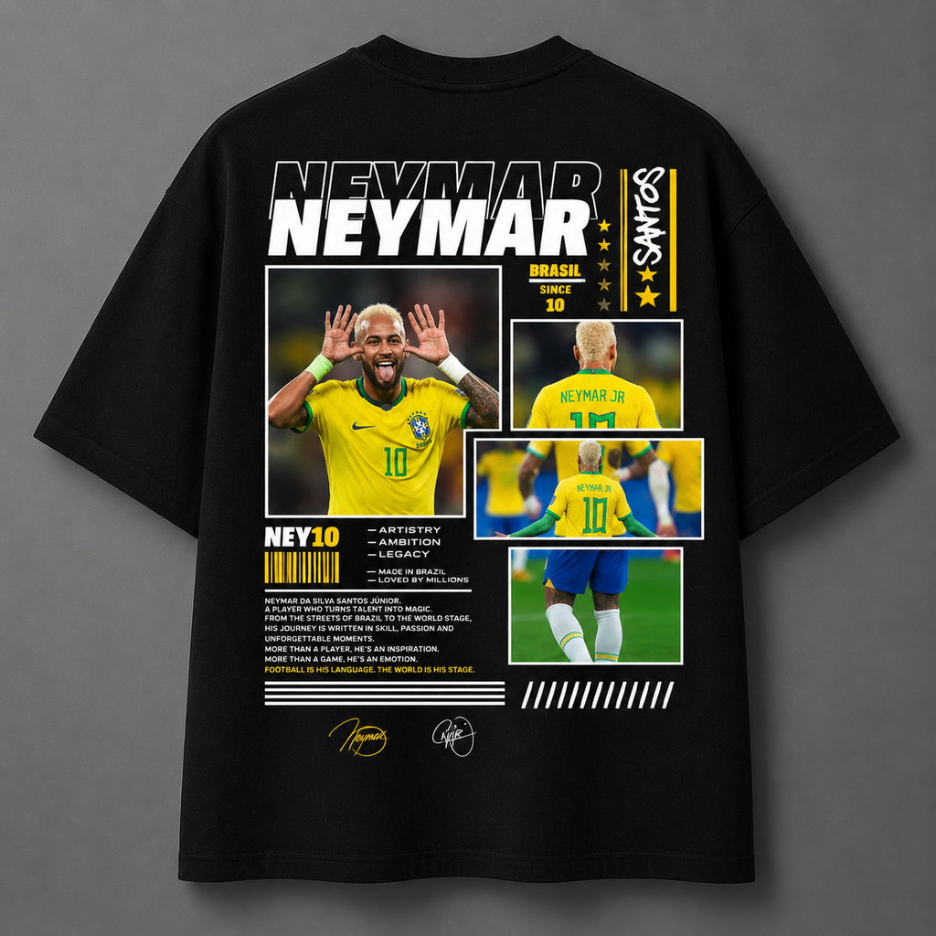 NEYMAR JR. “ARTISTRY  AMBITION LEGACY” OVERSIZED T-SHIRT
