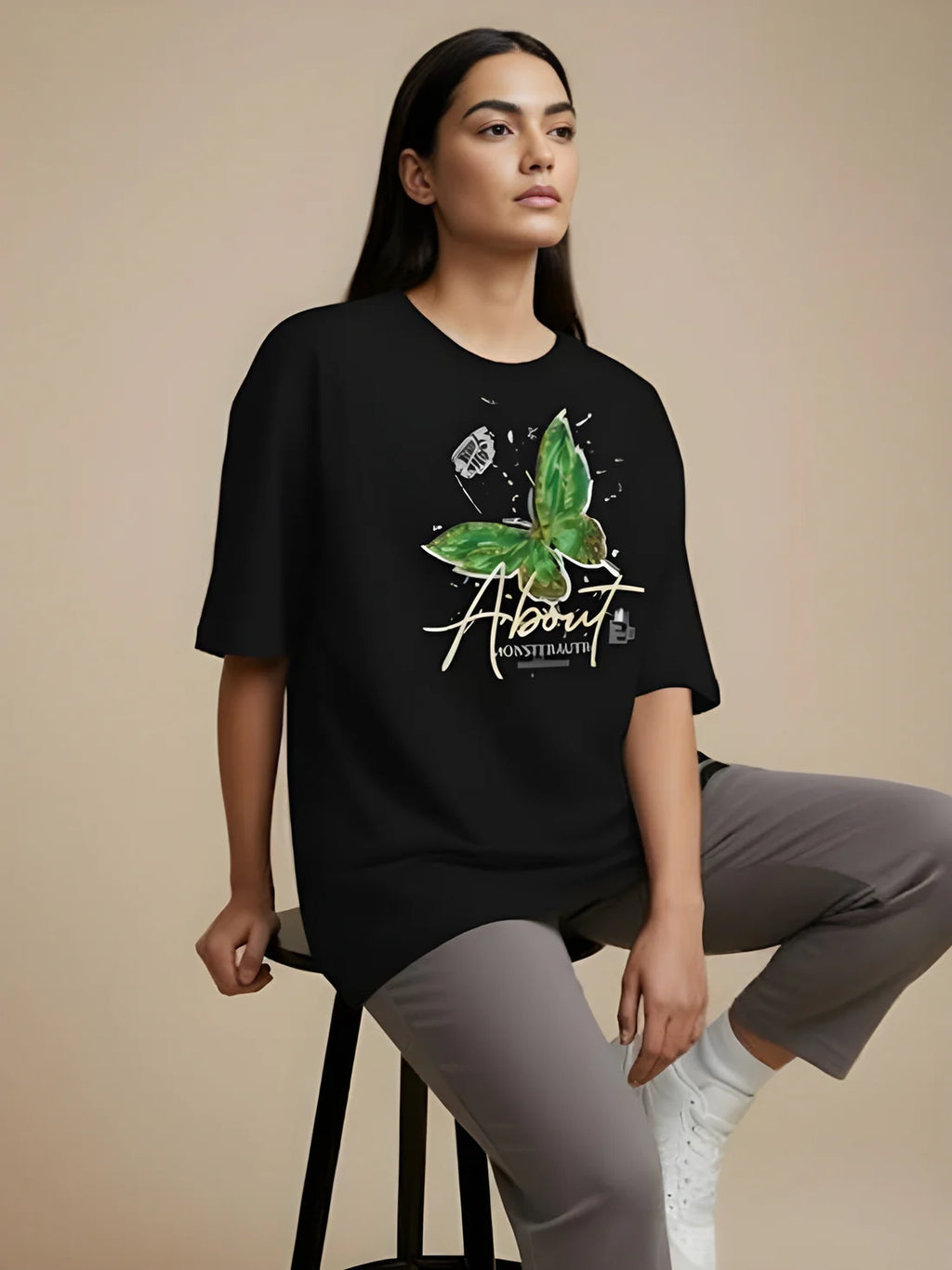 Sizing Store Oversized Gym and Casual T-shirt for women
