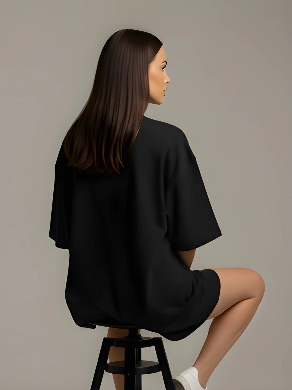 Sizing Store Oversized Gym and Casual T-shirt for women