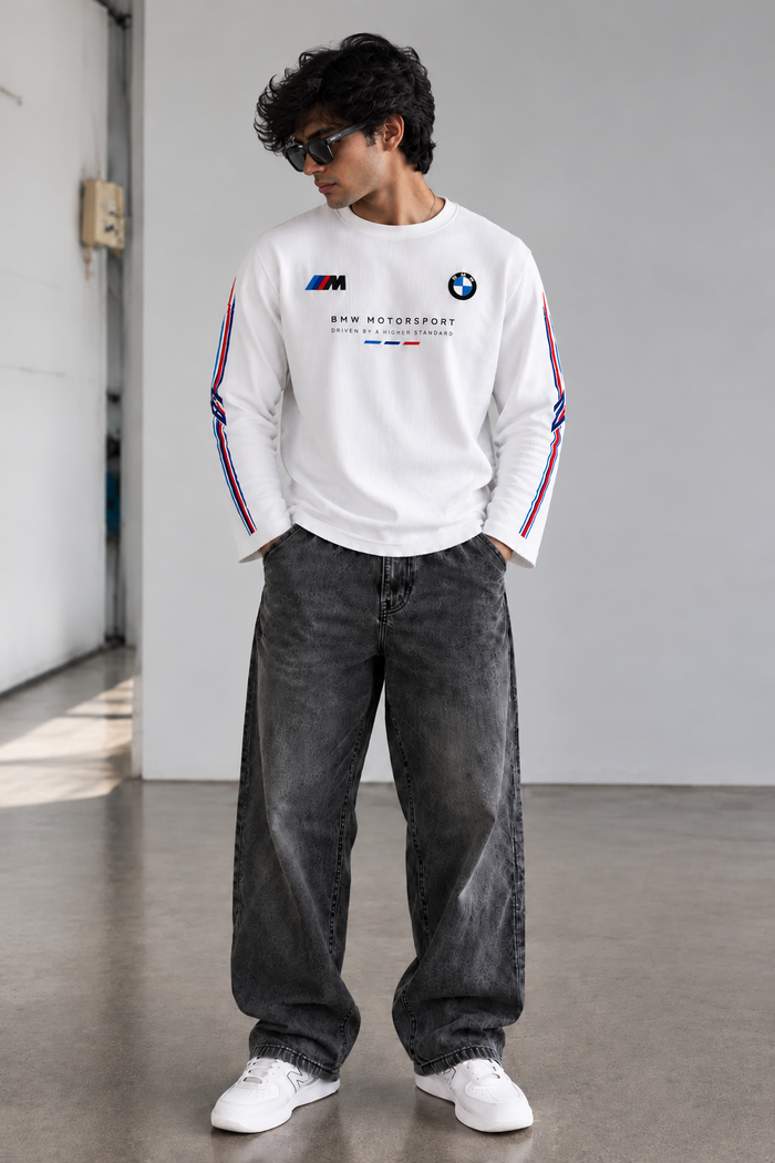 BMW Motorsport waffle sweatshirt