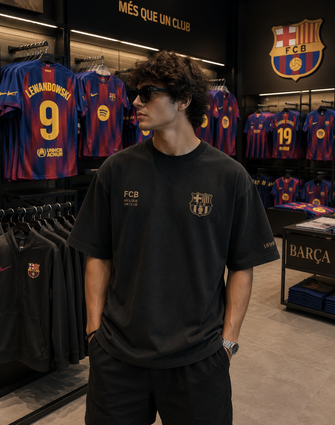 FC Barcelona Gold Heritage Tee