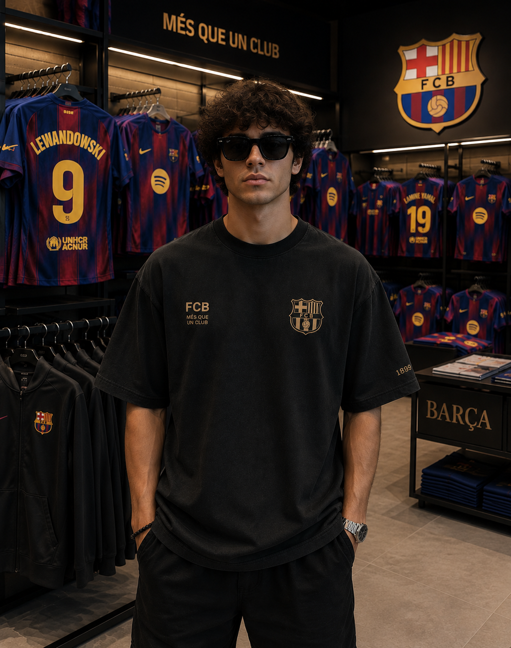 FC Barcelona Gold Heritage Tee