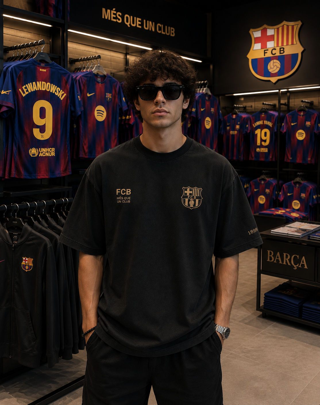 FC Barcelona Gold Heritage Tee