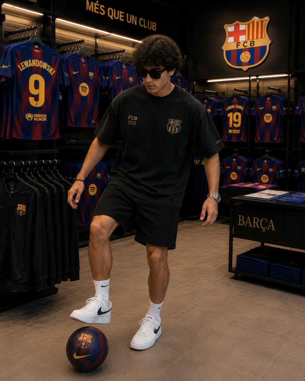 FC Barcelona Gold Heritage Tee