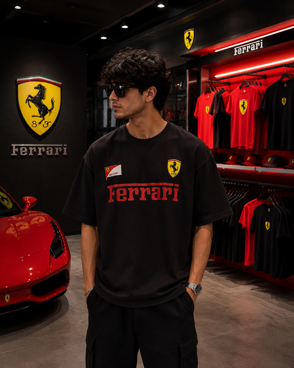 Ferrari Heritage Oversized T-Shirt