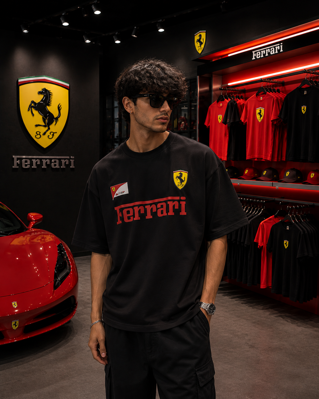 Ferrari Heritage Oversized T-Shirt