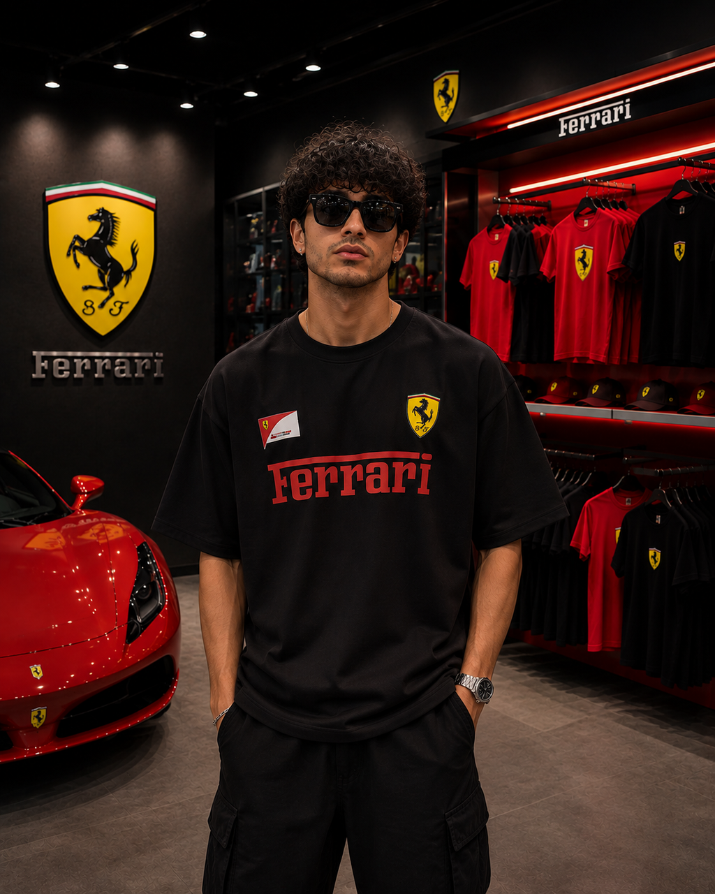 Ferrari Heritage Oversized T-Shirt