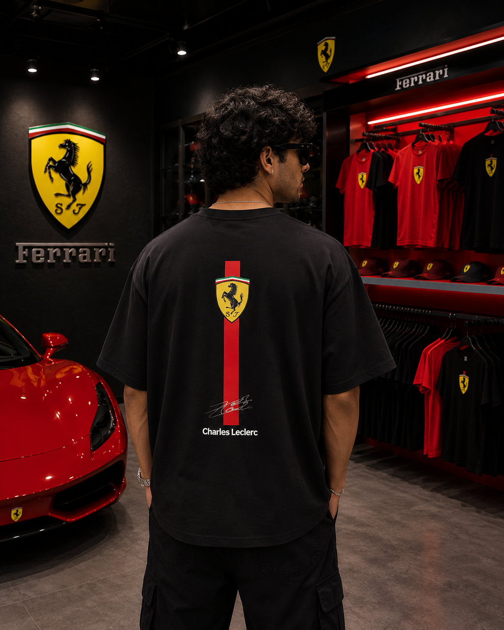 Ferrari Heritage Oversized T-Shirt