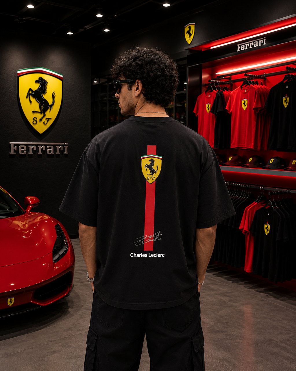 Ferrari Heritage Oversized T-Shirt