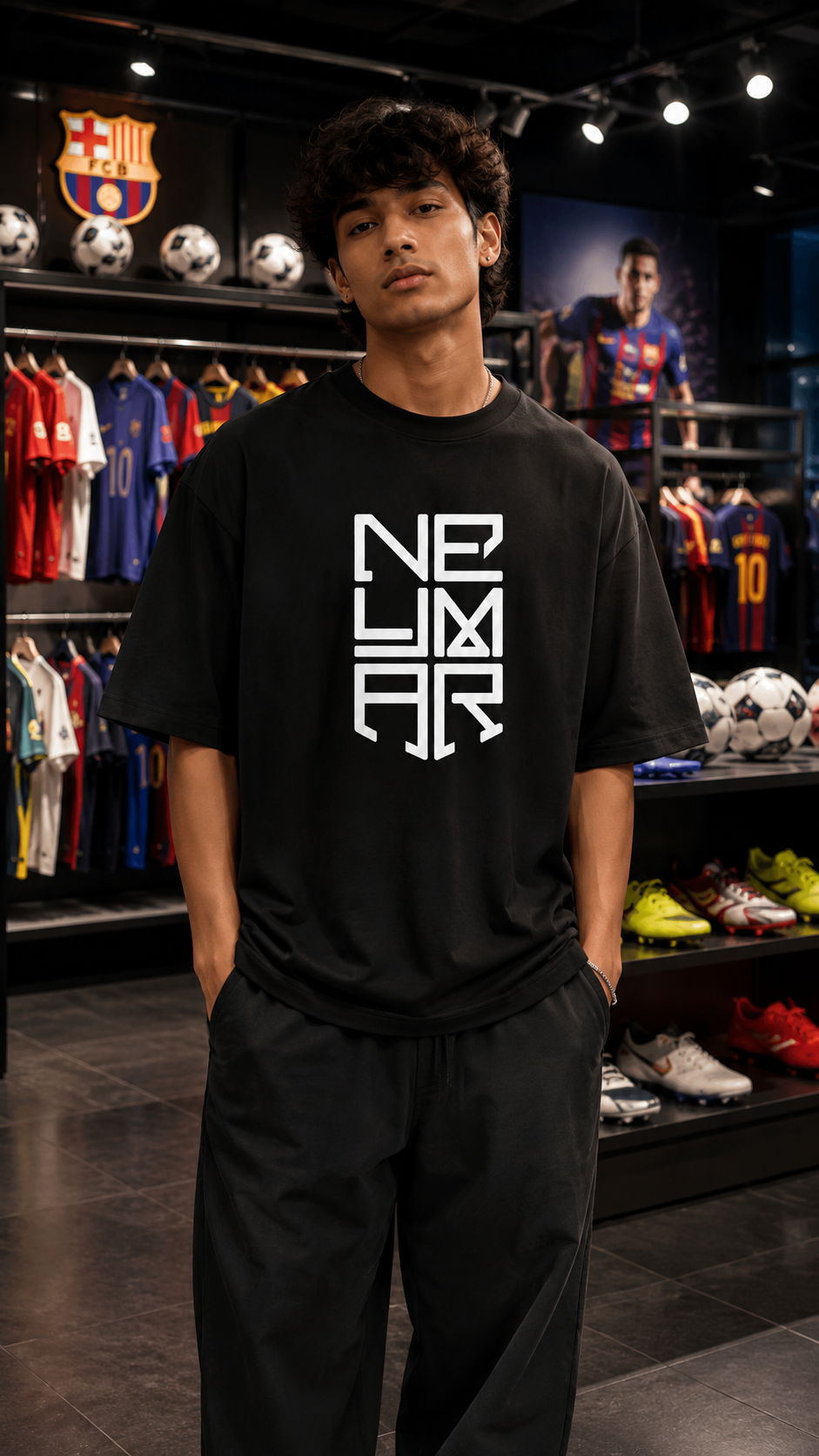 NEYMAR JR. “ARTISTRY  AMBITION LEGACY” OVERSIZED T-SHIRT