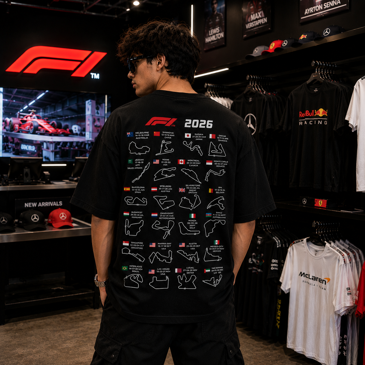 F1 2026 OVERSIZED T-SHIRT | PREMIUM MOTORSPORT STREETWEAR