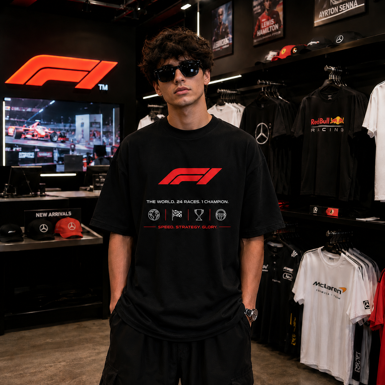 F1 2026 OVERSIZED T-SHIRT | PREMIUM MOTORSPORT STREETWEAR