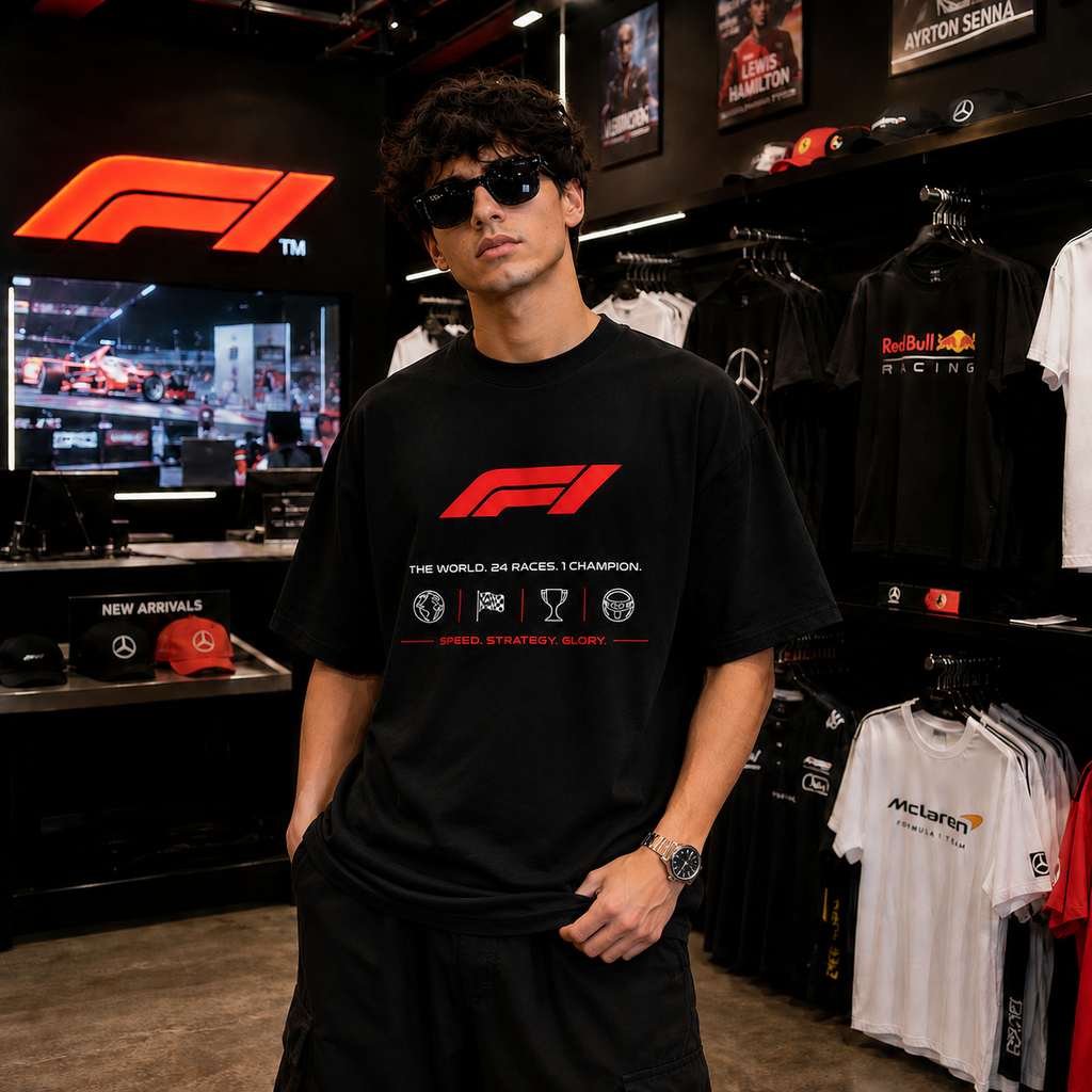 F1 2026 OVERSIZED T-SHIRT | PREMIUM MOTORSPORT STREETWEAR