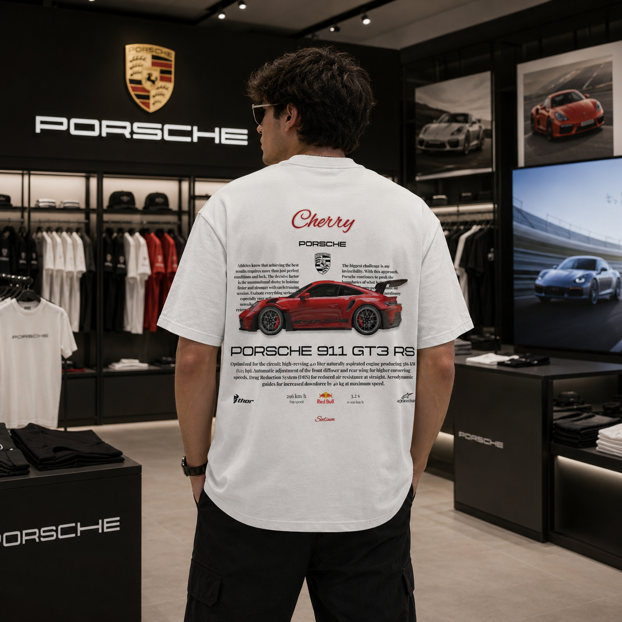 Cherry GT3 RS Oversized T-Shirt