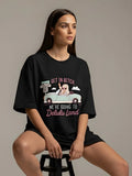 Sizing Store Oversized Gym and Casual T-shirt for women