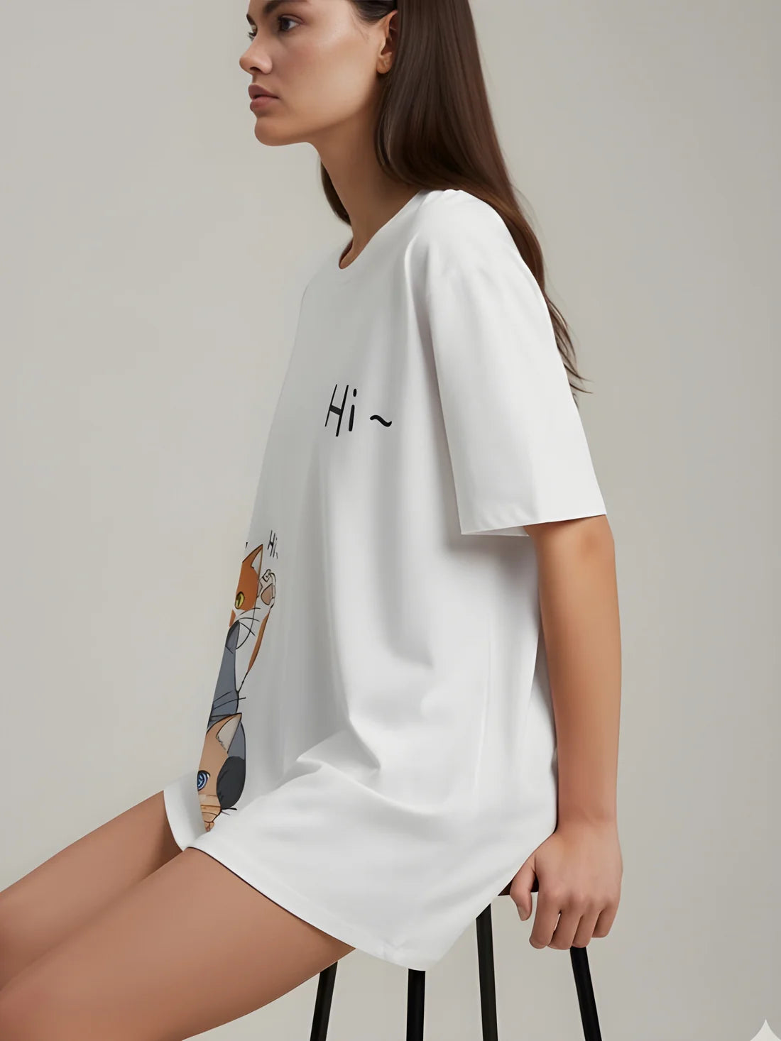 Sizing Store Oversized Gym and Casual T-shirt for women