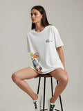 Sizing Store Oversized Gym and Casual T-shirt for women