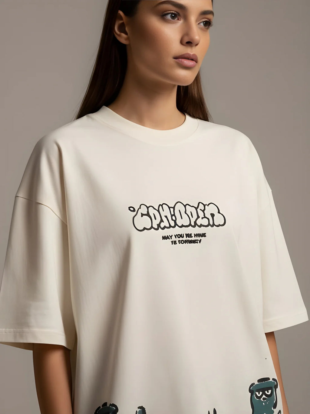 Sizing Store Oversized Gym and Casual T-shirt for women