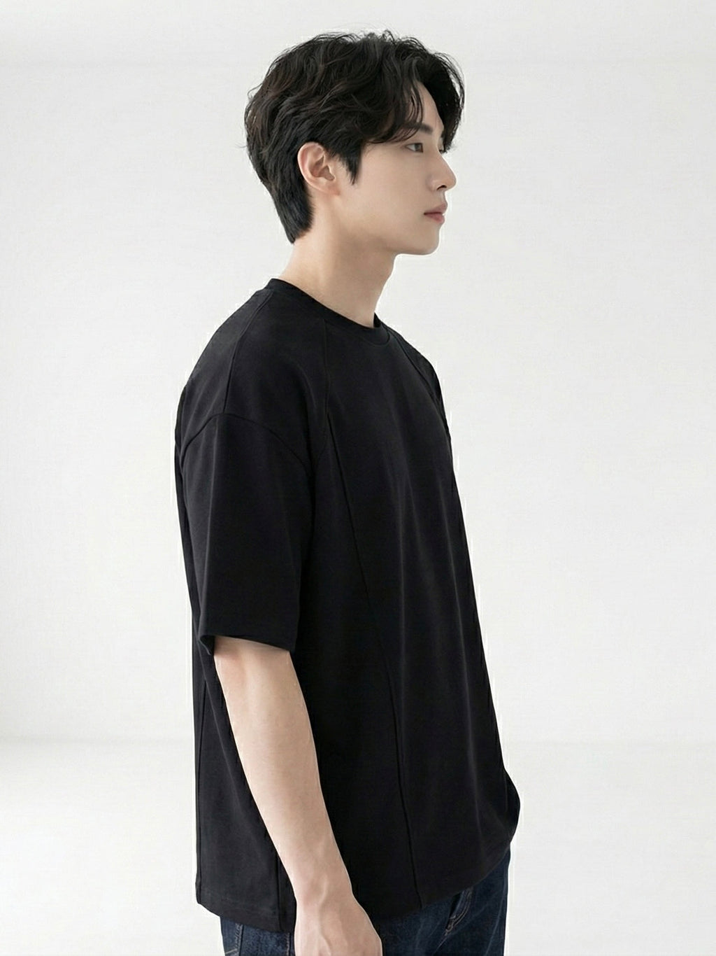 Viral Chinese T-Shirt Black to hide belly Designed by Sizing Store