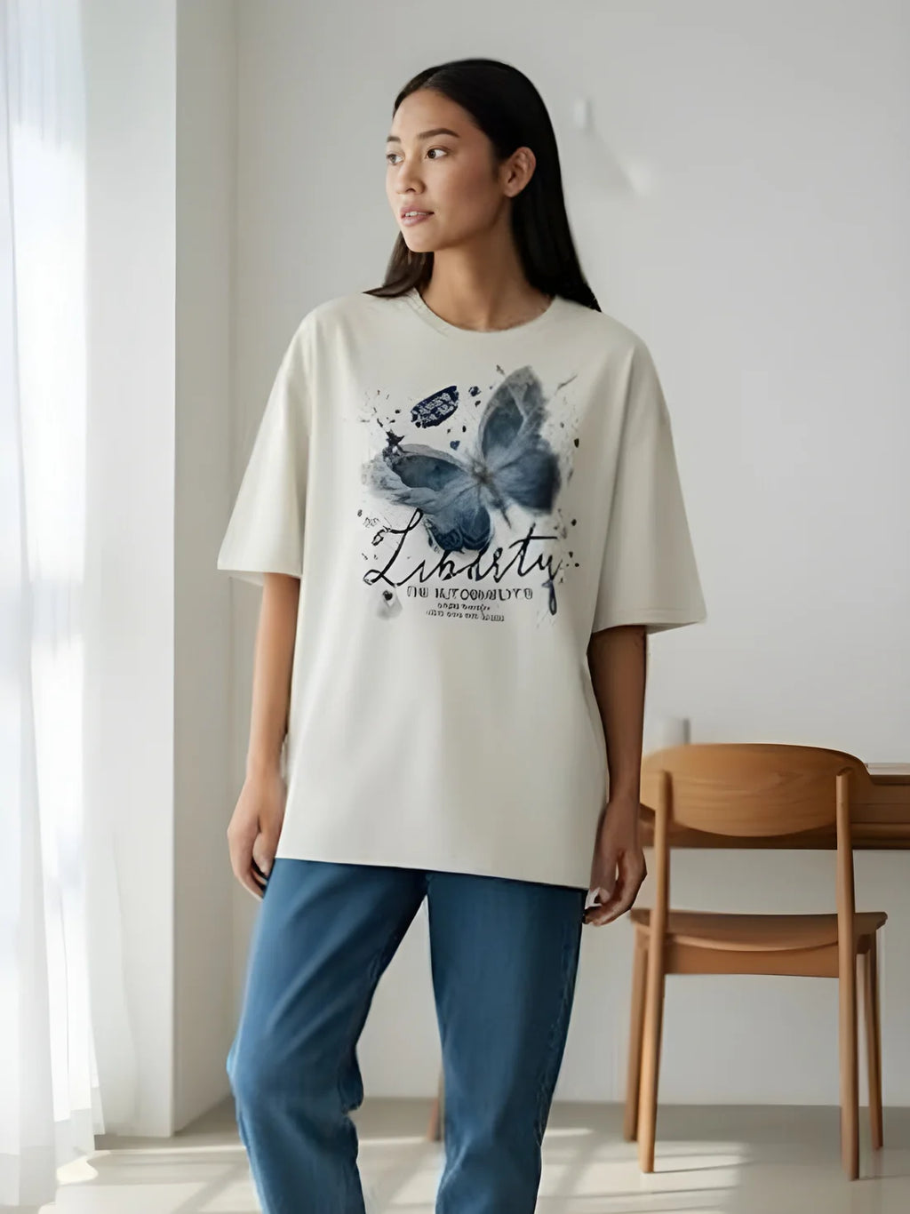 Sizing Store Oversized Gym and Casual T-shirt for women