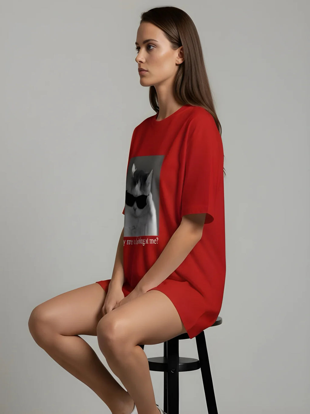 Sizing Store Oversized Gym and Casual T-shirt for women