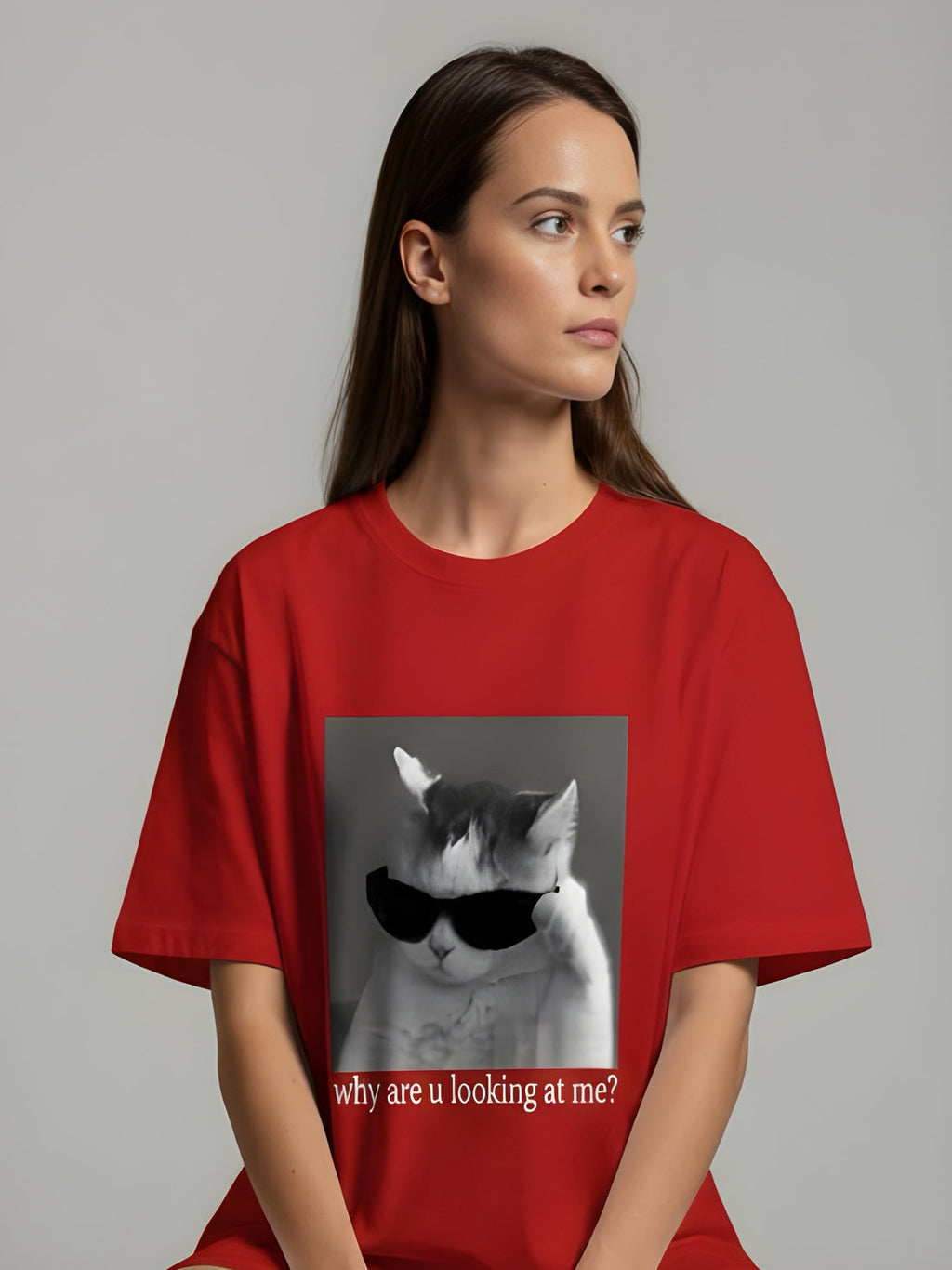 Sizing Store Oversized Gym and Casual T-shirt for women