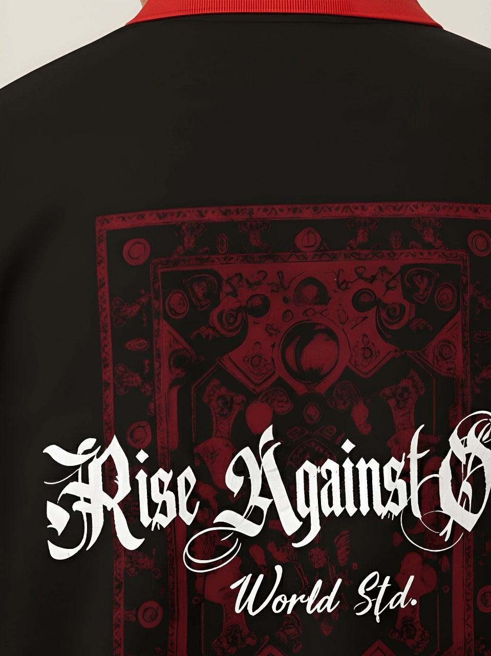 Rise Against Odd Black Polo T-Shirt