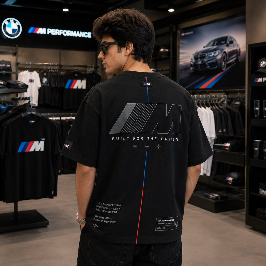 BMW M Performance Oversized Black T-Shirt
