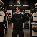 Porsche Motorsport Oversized Black T-Shirt