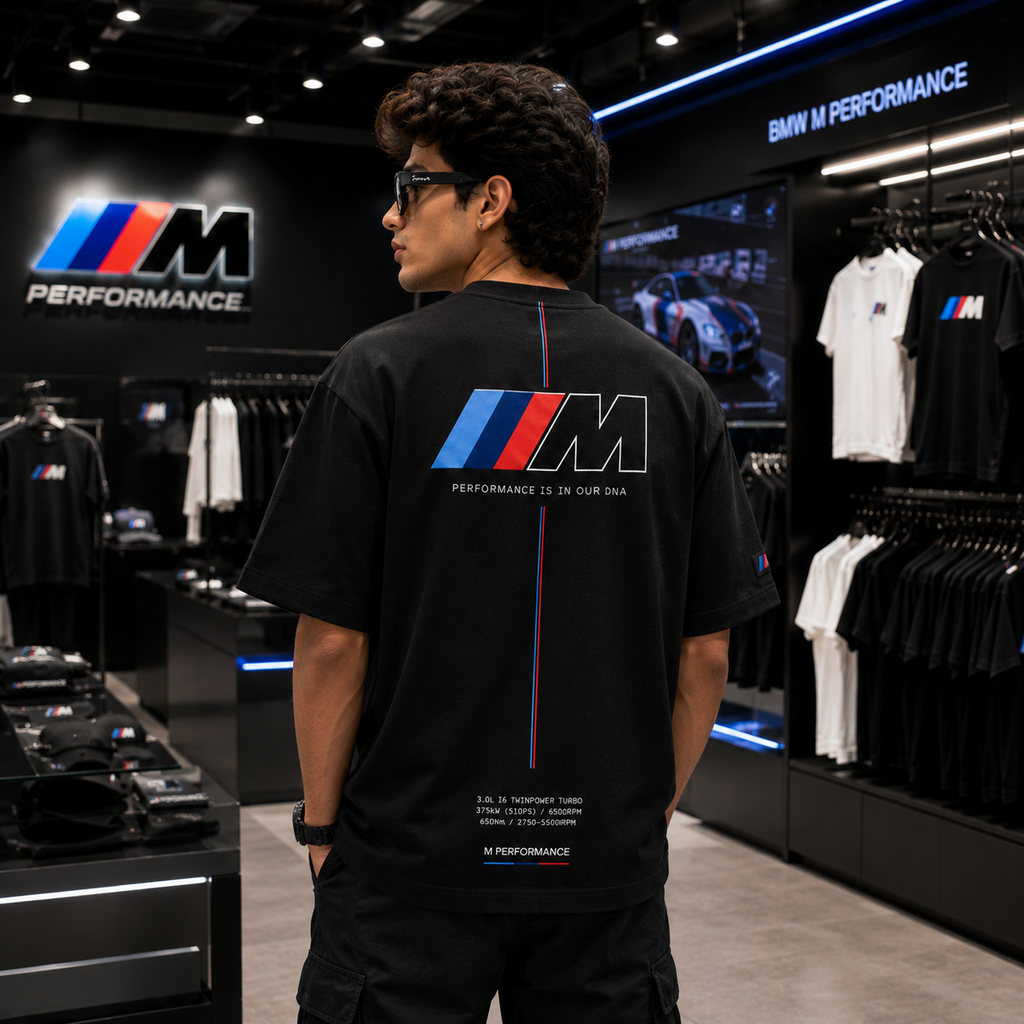 BMW M Motorsport Oversized Black T-Shirt