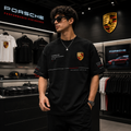 Porsche Performance Engineered Oversized Black T-Shirt