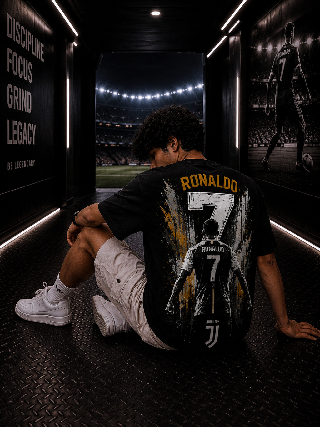 Cristiano Ronaldo #7 Legacy Oversized T-Shirt