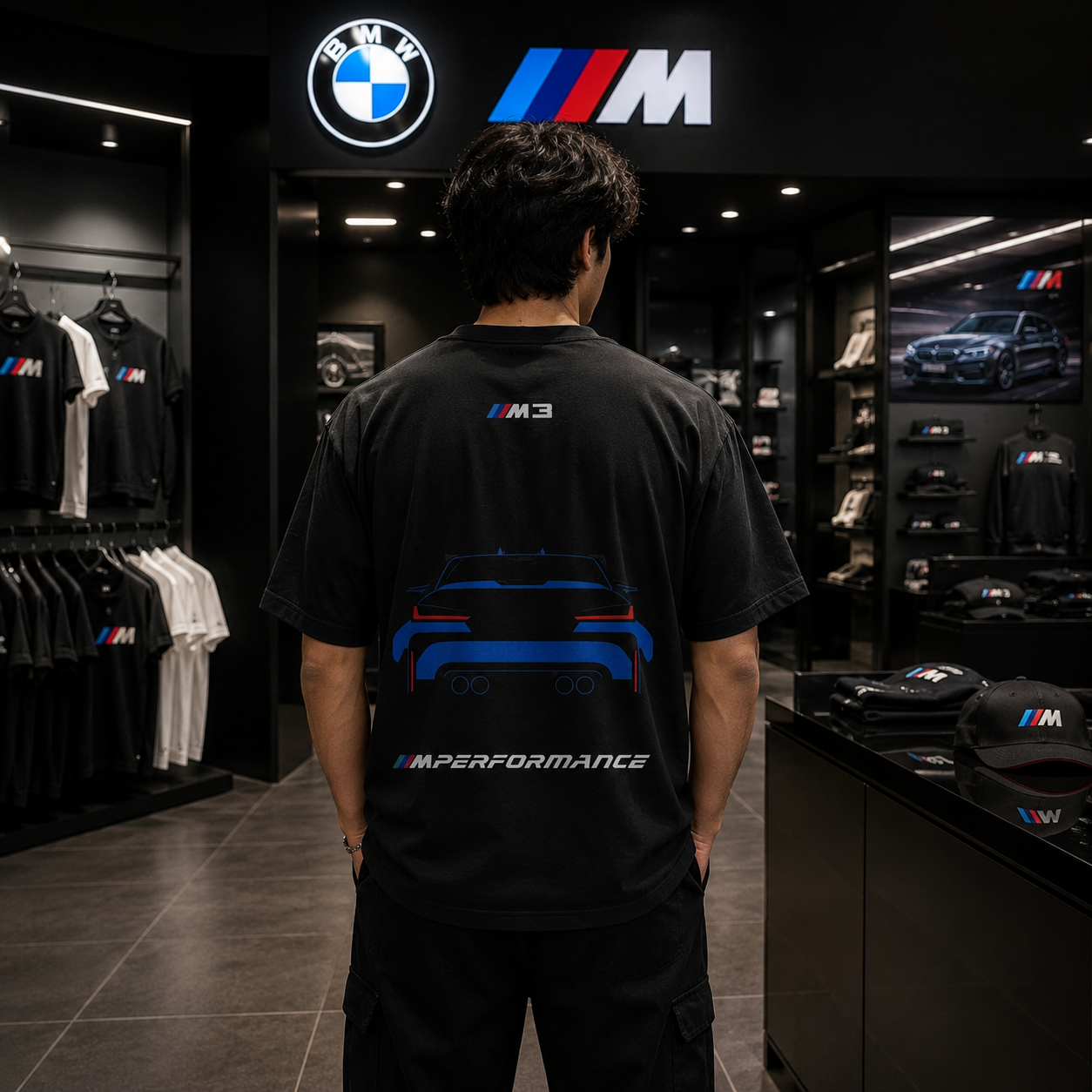 BMW M3 SILHOUETTE OVERSIZED TEE