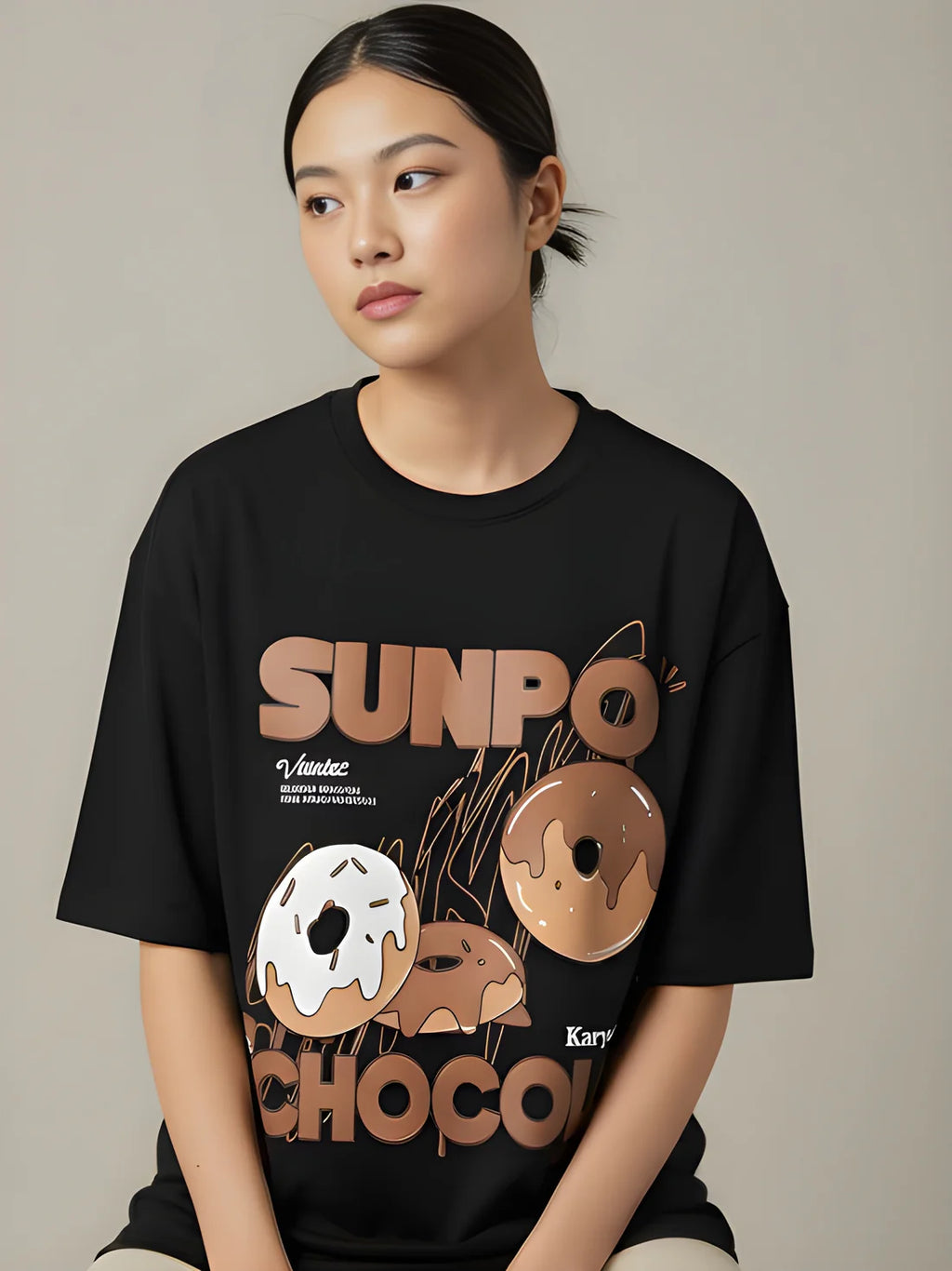 Sizing Store Oversized Gym and Casual T-shirt for women