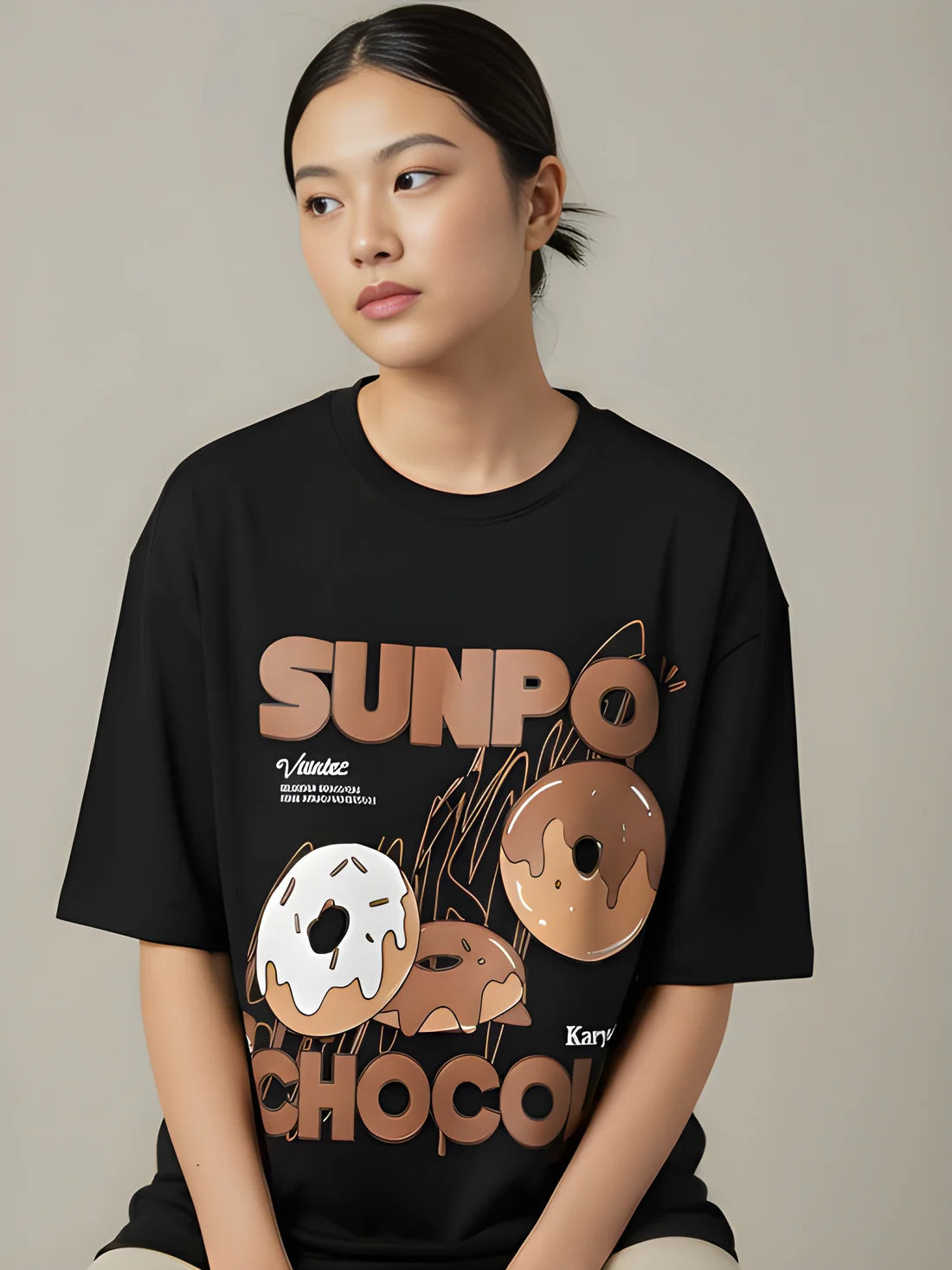 Sizing Store Oversized Gym and Casual T-shirt for women