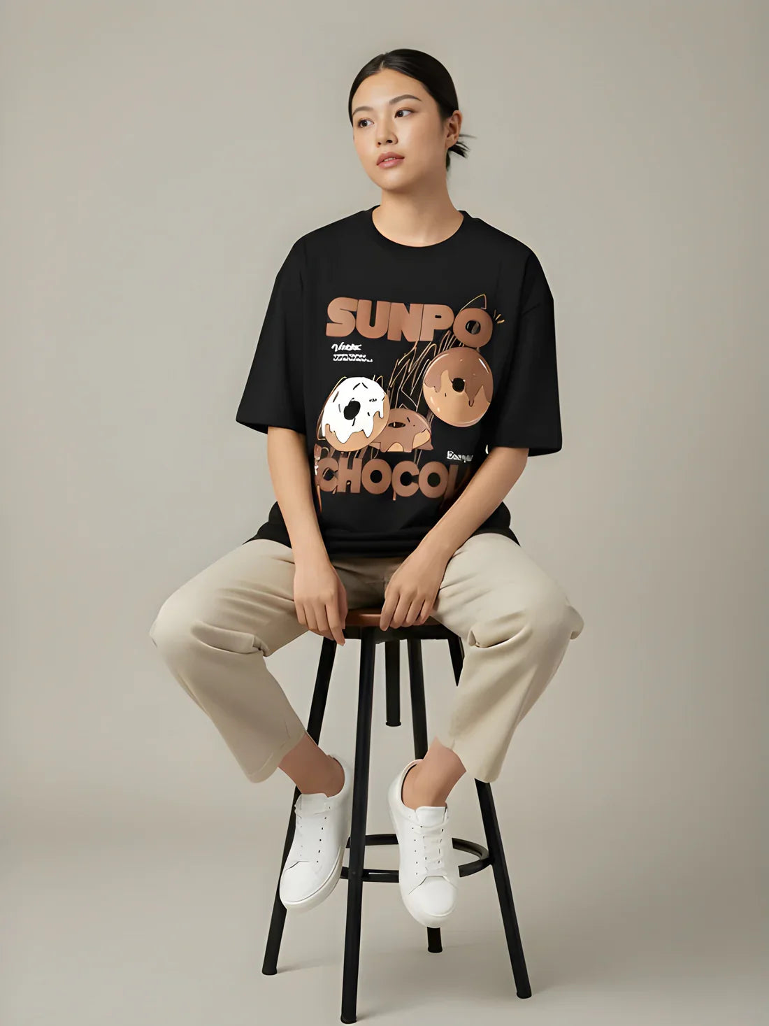 Sizing Store Oversized Gym and Casual T-shirt for women